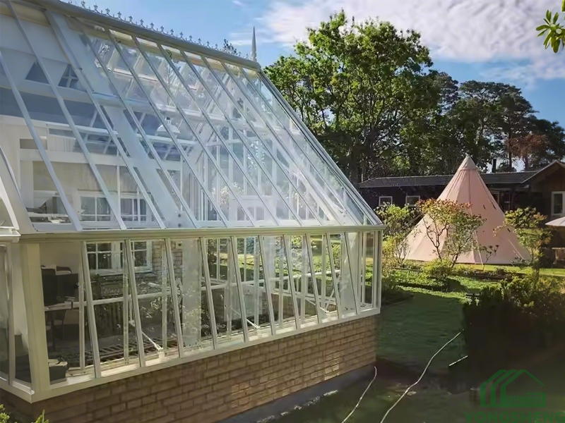 Learn On Steel And Glass Greenhouse For Garden